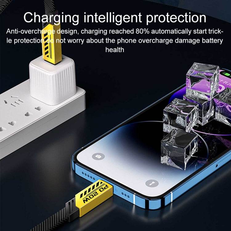 WK WDC-192 Mech Series Cable de datos de carga rápida USB-C / Type-C de 100 W a USB-C / Type-C, Longitud: 1 m, USB-C/Type-C to USB-C/Type-C - venhogarsa.com