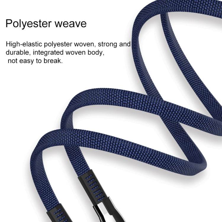 WK WDC-107i 1m 2.4A Serie Saint Zinc Alloy USB a cable de carga de sincronización de datos de 8 pines, 8 Pin - venhogarsa.com