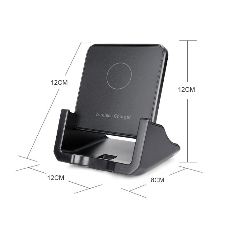 Soporte de cargador rápido inalámbrico vertical para teléfono móvil A918 10W