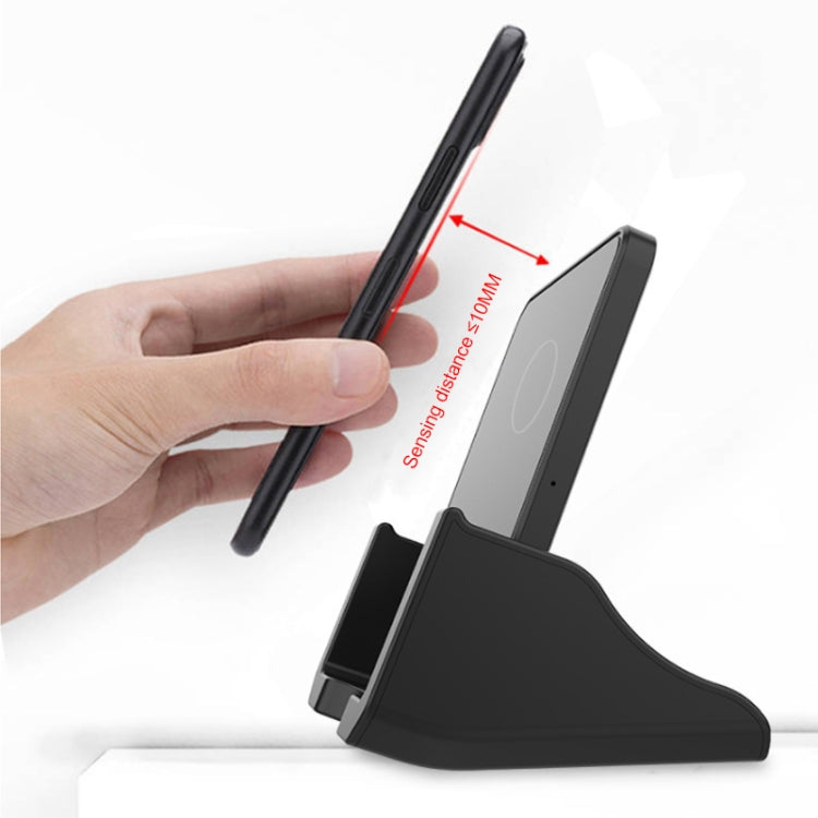 Soporte de cargador rápido inalámbrico vertical para teléfono móvil A918 10W