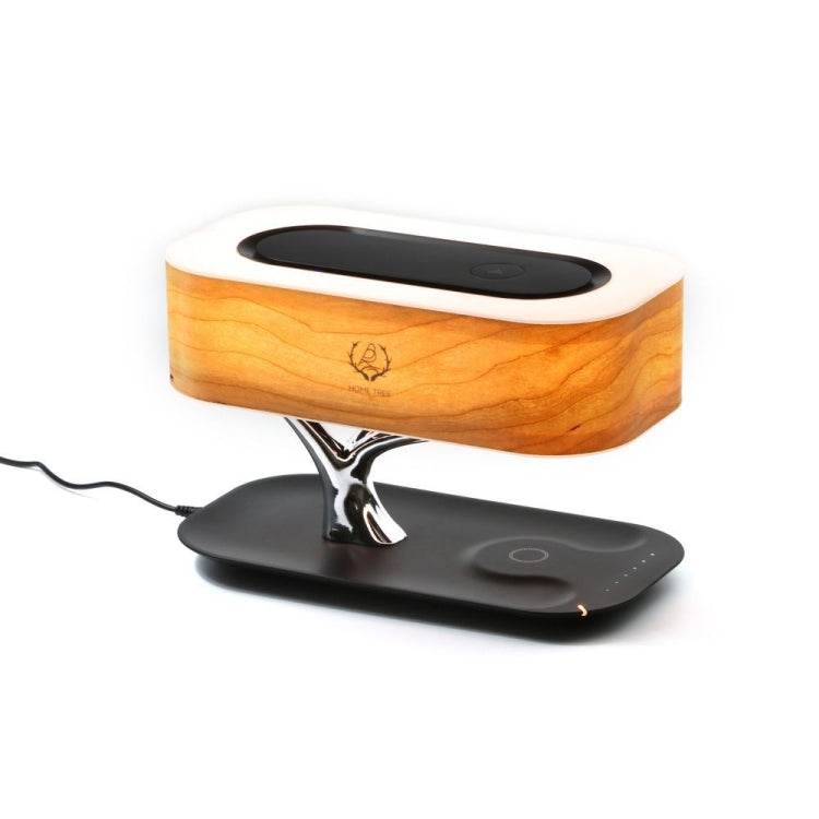 Tree Light Altavoz Bluetooth Lámpara de escritorio Cargador inalámbrico para teléfono, enchufe del Reino Unido, UK Plug - venhogarsa.com