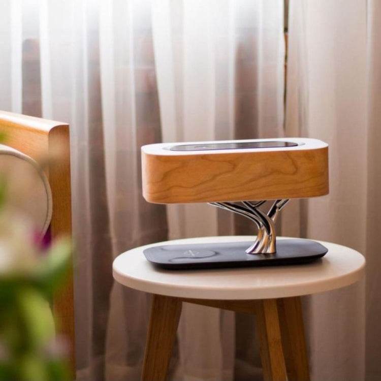 Tree Light Altavoz Bluetooth Lámpara de escritorio Cargador inalámbrico para teléfono, enchufe del Reino Unido, UK Plug - venhogarsa.com