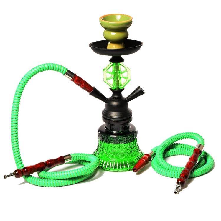019-MZ729 Cachimba de vidrio de doble tubo - venhogarsa.com
