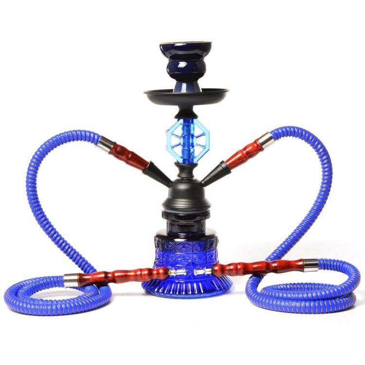 019-MZ729 Cachimba de vidrio de doble tubo - venhogarsa.com