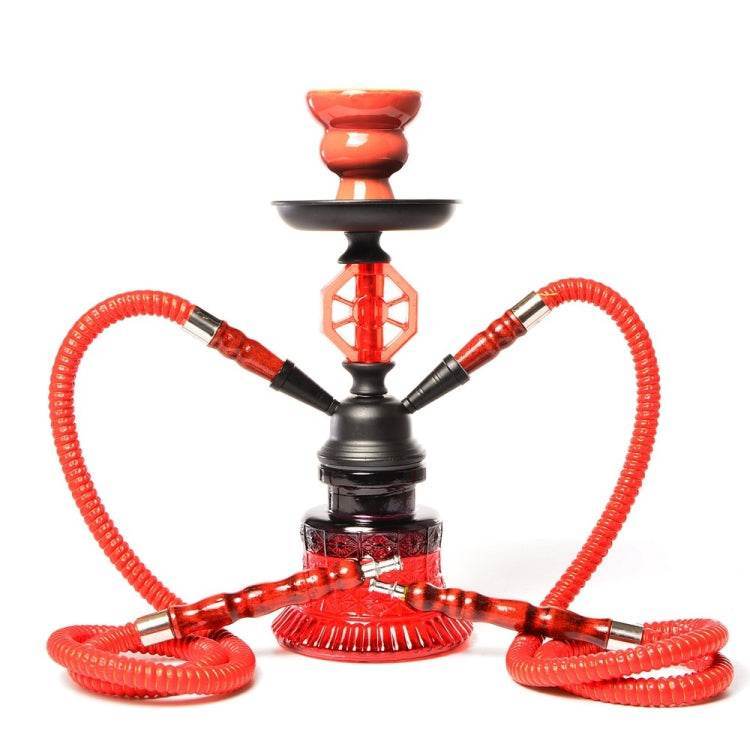 019-MZ729 Cachimba de vidrio de doble tubo - venhogarsa.com
