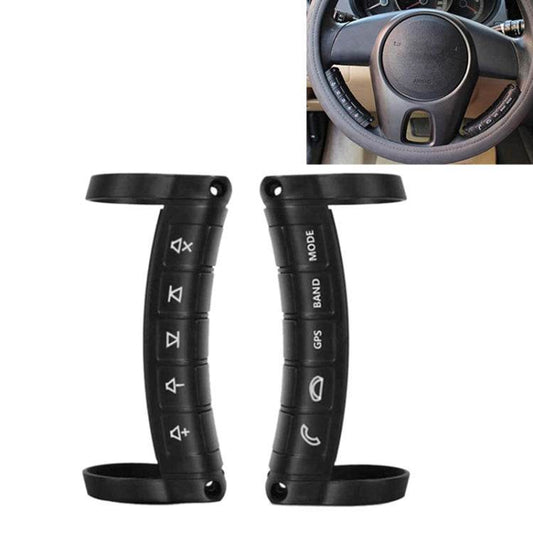 1 Juego de controlador de volante Universal inalámbrico multifuncional DVD tecla de navegación control remoto, Steering Wheel Controller - venhogarsa.com