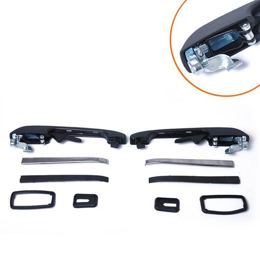 1 Juego de manijas izquierda y derecha para puerta trasera de coche 191837206 para Volkswagen Golf, For Volkswagen Golf - venhogarsa.com