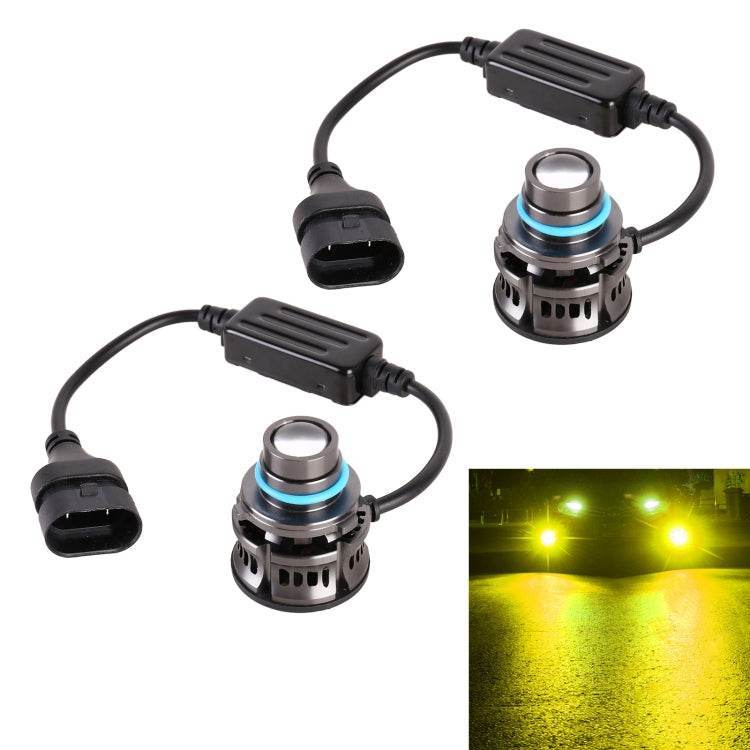 1 par 9005 27W / DC12V faro LED intermitente de aleación de aluminio para coche, 9005 Flashing (Blue Light), 9005 Flashing (Gold Light), 9005 Flashing (Lime Green), 9005 Flashing (White Light) - venhogarsa.com
