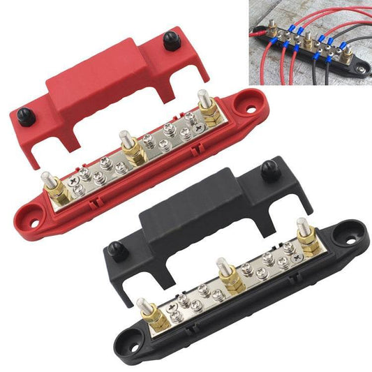 1 par 48V 150A M6 conjunto de barra colectora de batería de bloque de terminales de distribución de energía, M6 - venhogarsa.com