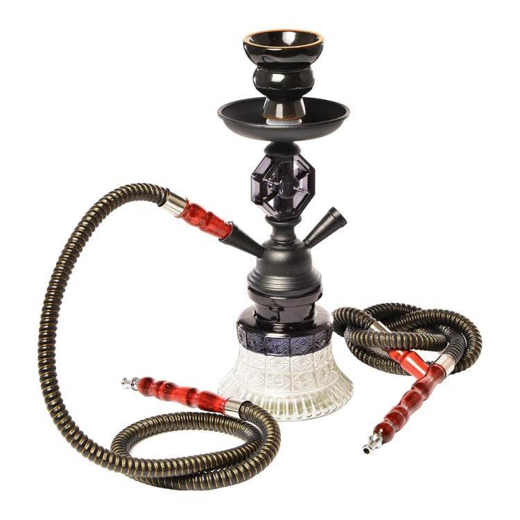 019-MZ729 Cachimba de vidrio de doble tubo - venhogarsa.com