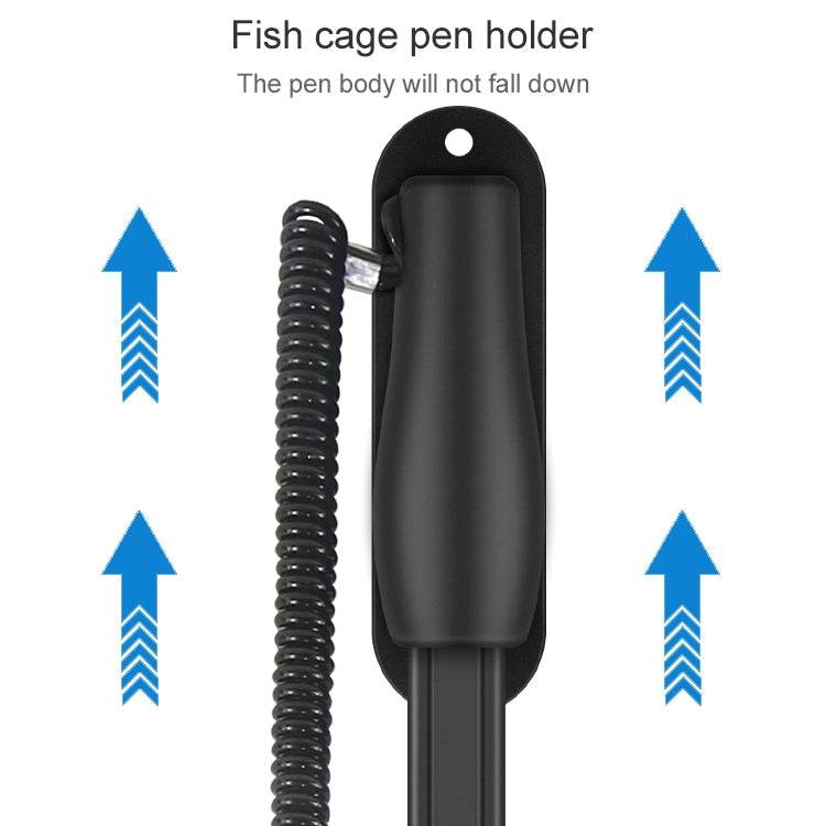 0319 Navigator Touch Stylus Lápiz resistente al cuerpo del tubo de aluminio y metal con base de ranura fija y cable de resorte - venhogarsa.com