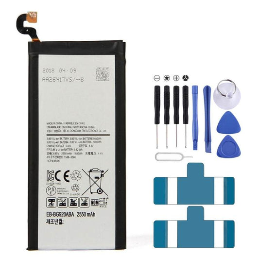 Batería de polímero de litio de 2550 mAh para Samsung Galaxy S6 / G9200 / G9208 / G9209 / G920F / G920I / G920 / G920A, For Galaxy S6 - venhogarsa.com