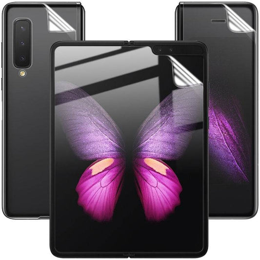 1 juego de película de hidrogel de pantalla completa curva IMAK (pantalla exterior + trasera + pantalla interior) para Galaxy Fold, For Galaxy Fold - venhogarsa.com