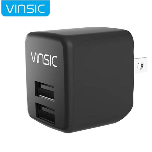 Vinsic 12W 5V 2.4A hizo salir el adaptador dual del cargador USB del cargador de pared USB - venhogarsa.com