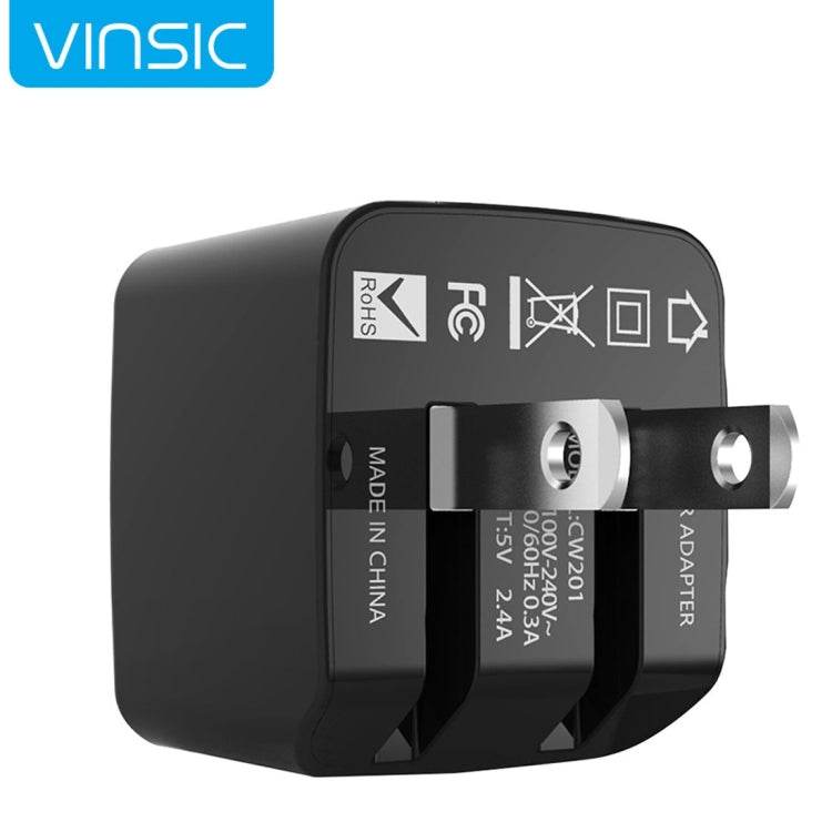 Vinsic 12W 5V 2.4A hizo salir el adaptador dual del cargador USB del cargador de pared USB - venhogarsa.com