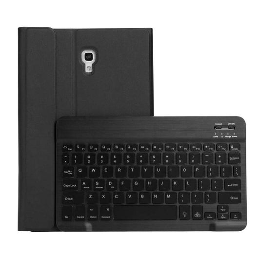 ST590S Bluetooth 3.0 Textura de lana fina Cuero de PU ABS Funda de cuero para tableta con teclado Bluetooth con retroiluminación de siete colores desmontable para Samsung Galaxy Tab A 10.5 pulgadas T590 / T595, con ranura para bolígrafo y soporte - venhogarsa.com