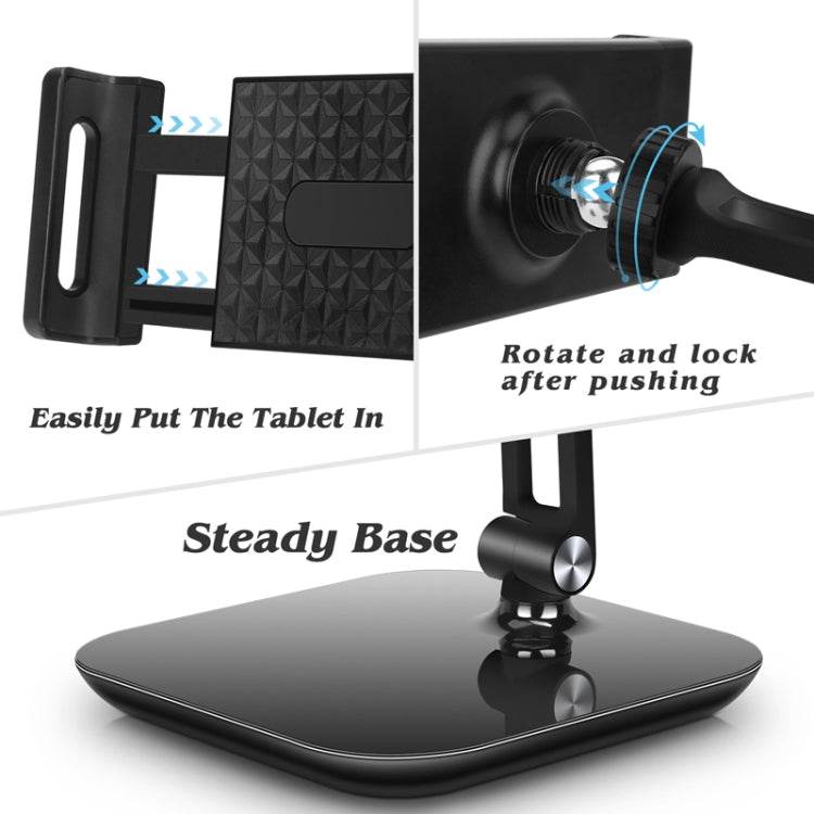 Soporte de escritorio ajustable plegable para tableta de aleación de aluminio NS-06B para iPad, Huawei, Apple - venhogarsa.com